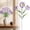 Light Violet, variant on Artificial Morning Glory Bouquet Trumpet Flowers for Outdoor Garden Patio Fence Window Decor