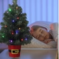 thumbnail image 2 of Haute Decor Night Night™ Tree in Red Metal Santa Belt Pot with Multi-Color Lights and 4 Brightness Settings, 2 of 5