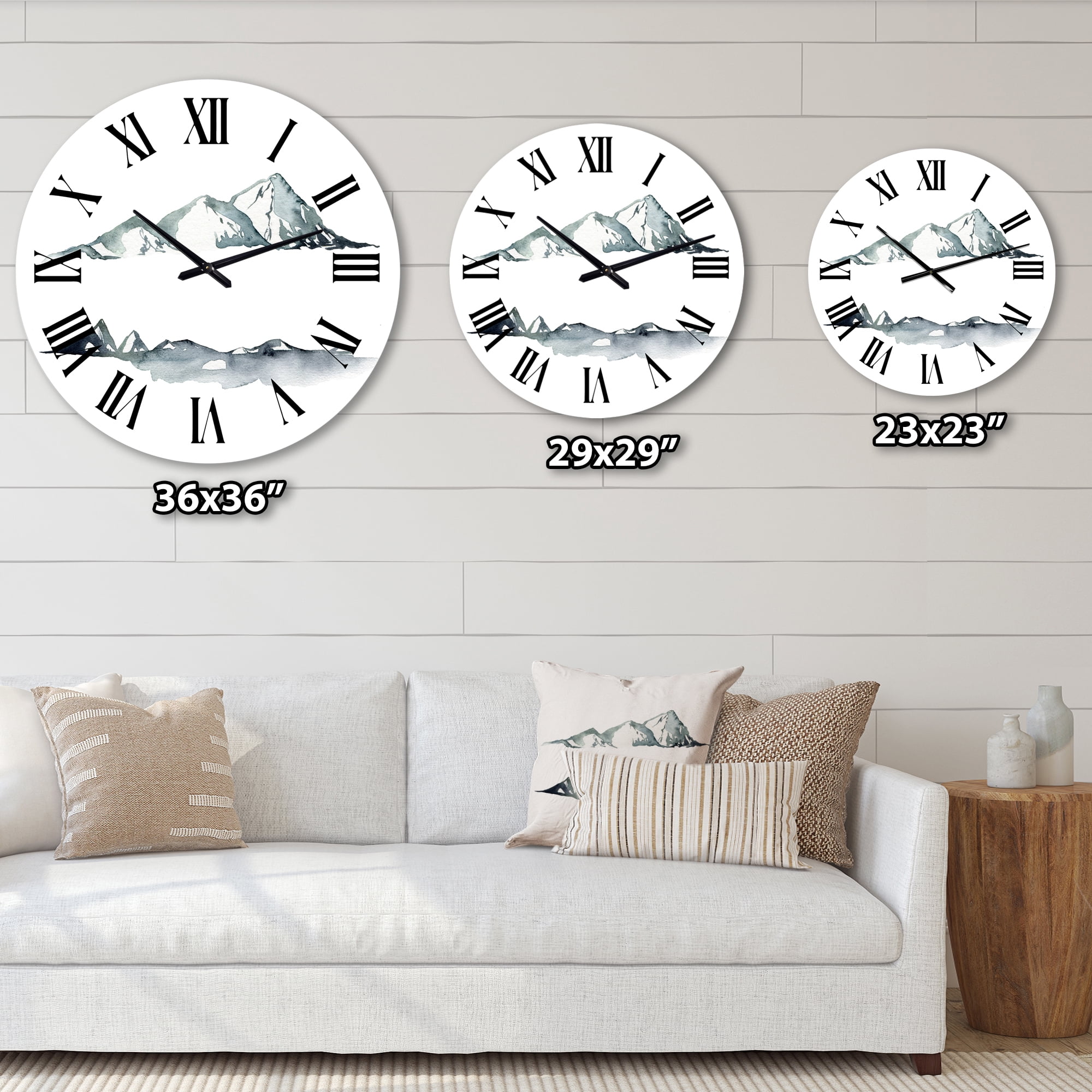 Designart 1 in Quartz Modern/Contemporary Wall Clock
