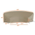 thumbnail image 3 of Covers&All Curved Outdoor Couch Cover, 1000D Waterproof, UV-Resistant Patio Furniture Cover, 3 of 7