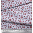 thumbnail image 2 of Soimoi Cotton Poplin Fabric Artistic Floral Decor Fabric Printed Yard 42 Inch Wide, 2 of 3