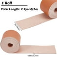 thumbnail image 2 of 2m x 50mm Wide Leather Strap Full Grain Genuine Leather Strips Flat Leather Cord Lychee Grain Threads Rope for DIY Crafts Belt Bracelet Necklace Jewelry Making Tooling Workshop Chocolate, 2 of 9