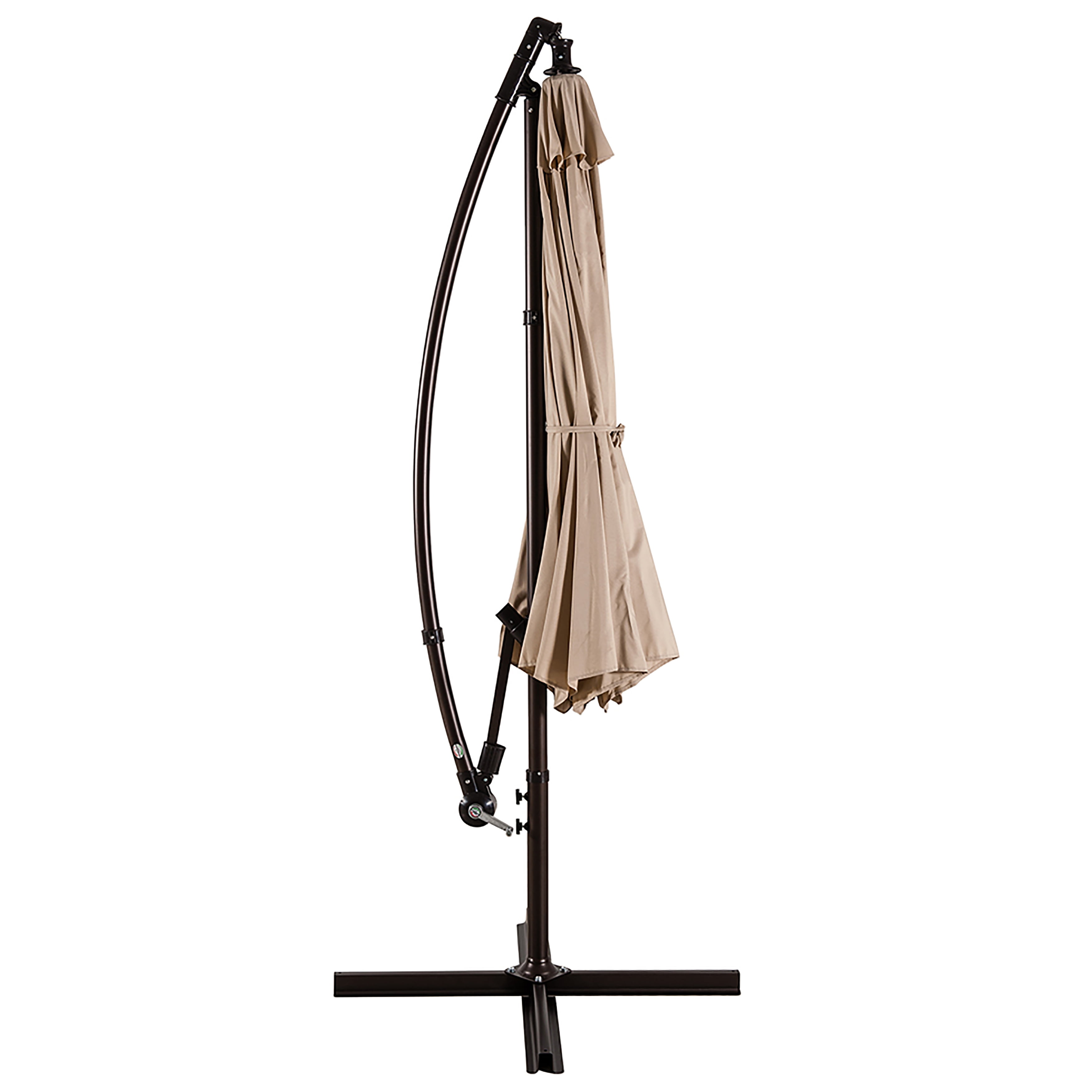 GARDEN 10 Ft Offset Cantilever Umbrellas for Patio Outdoor Shade, Beige