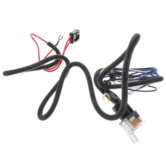 Car Horn Kit with Wiring Harness Relay for Easy Installation Black ABS Plastic Fits Various