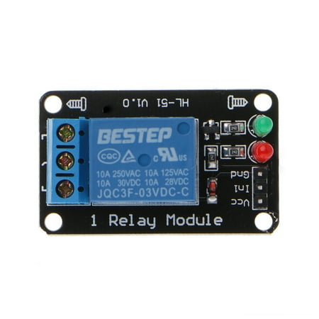 

RABBITH 1PCS 1 Channel 3V Relay Module 3.3V Low Level Shooting with Lamp