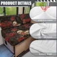 thumbnail image 6 of FOR U DESIGNS Raven Skull Rose Print 2 Pcs RV Dinette Cushion Covers Non-Slip Sofa Furniture Protector Comfortable 2 Seat Sofa Chair Cover Slipover for Travel Trailer Couch, 6 of 7
