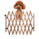 thumbnail image 2 of Pet Gate Retractable Adjustable Dog Sliding Door Wood Indoor Dog Gate Doorway Stairs Pet Puppy Safety Fence, 2 of 5