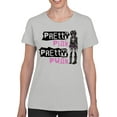thumbnail image 2 of Pretty Pink Punk Aesthetic Women's T-shirt, 2 of 3