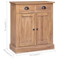 thumbnail image 3 of vidaXL Side Cabinet 65x30x75 cm Solid Teak, 3 of 4
