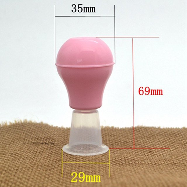 Corrector de aspirador de pezón de silicona, herramienta de corrección de pezón invertido plano