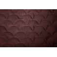 thumbnail image 3 of Mainstays Burgundy Poly Velvet Plush Scallop Stitched 2-Piece Quilt Set with Sham, Twin, 3 of 5