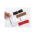 thumbnail image 6 of INSPIRE CHIC Women's Metal Interlock Buckle Stretchy Belts, Fashion Vintage Elastic Waistband for Dresses Coats 25.6x3.0" Brown, 6 of 7