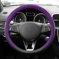 thumbnail image 1 of Geometric Chic Microfiber Leather Steering Wheel Cover Fits 14.5" - 15.5", 1 of 6