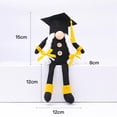 thumbnail image 3 of Graduation Gifts for Her Him Black Gnome Plush 10" Handmade Scandinavian Tomte Figurine Graduation Plush Gnomes with Graduation Cap Graduation Table Decorations Congrats Grad Party Favor, 3 of 6