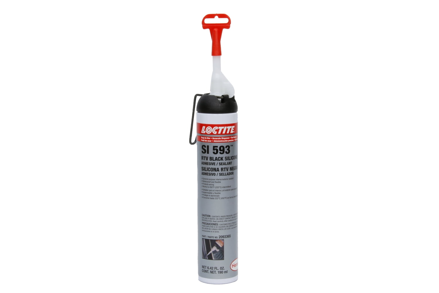 Loctite Sealant Black RTV Silicone 190 ml Aerosol Each 2093365