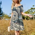 thumbnail image 3 of HDThe Circle of the Lustful by William Blake HIGH DEFINITION Sleeveless Dress dress for woman dress, 3 of 7