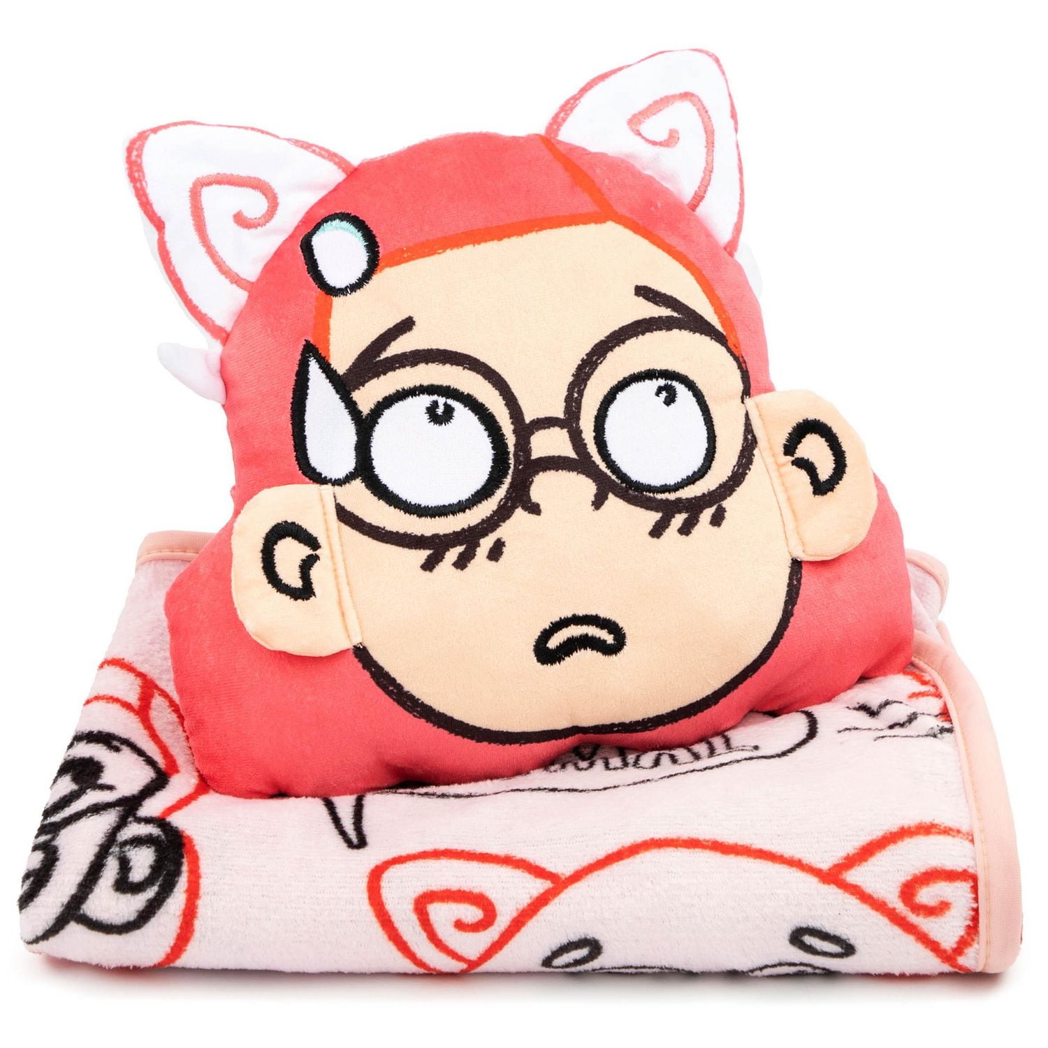 Disney Pixar Turning Red Nogginz Pillow & Travel Blanket Set - 'Personality' Design