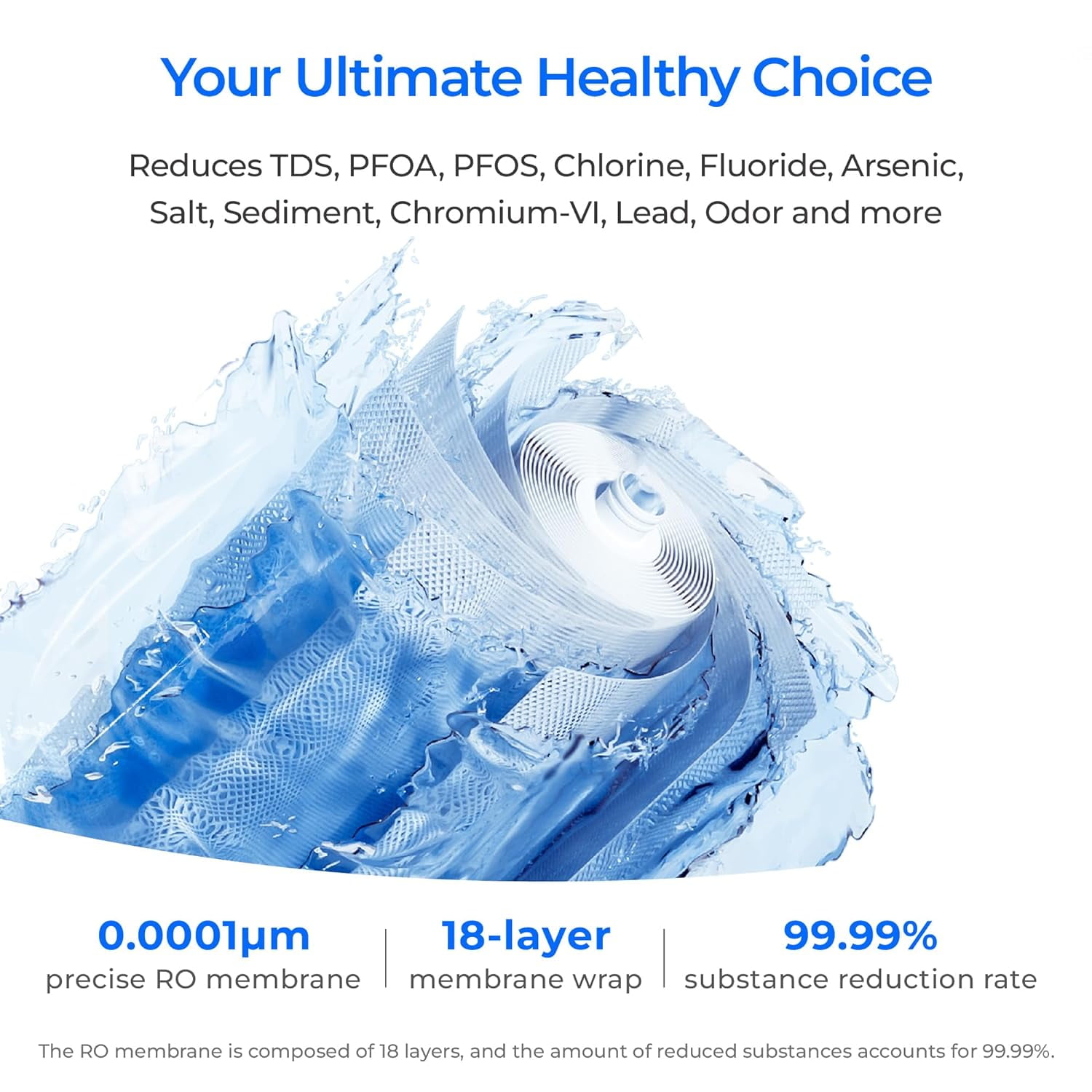Waterdrop X16 Reverse Osmosis System,,Tankless ,1600 GPD,Alkaline Mineral pH+,BPA Free,11-Stage Filtration ,NSF/ANSI 58&372 Certified