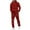 Hot Pink, variant on yuCgh Men's Casual Sports Solid Color Fleece Pullover Suit, Christmas Print Design Two-Piece Set for Athletic and Lounge Wear, Soft and Warm for Winter Activities,Hot Pink L