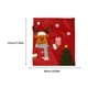 thumbnail image 3 of Monstrate Decoración de Navidad, funda para silla, funda para de comedor, calcomanía de Hotel para el hogar, diseño bonito, accesorios para el Kits de decoración para fiestas Patrón de ciervo Monstrate HA069924-03, 3 of 6