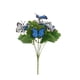 thumbnail image 2 of Decoraciones De Plástico Paquete de 1 flor artificial de mariposa azul para ramos de boda, decoración del hogar y arreglos de jardín al aire libre. JASKFLY, 2 of 8