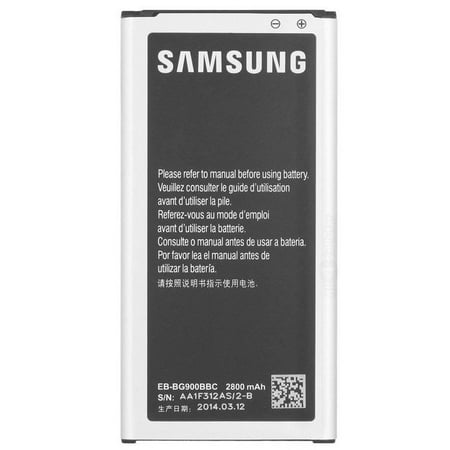 Samsung Original 2800mAh Replacement Battery For Galaxy S5 (Best Galaxy S5 Case)