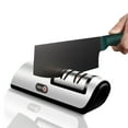 thumbnail image 3 of Knife Sharpener Household Automatic Electric 4 Stage Tungsten Steel Emery Ceramic Non Slip Base Ergonomic Handle for Kitchen Right Left Handed Quick Sharpening, 3 of 5