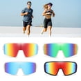 thumbnail image 3 of Xinwanna Cycling Sunglasses for Men Women UV 400 Protection Sports Sun Glasses for Baseball Cycling Running Driving Golf (Type D), 3 of 13