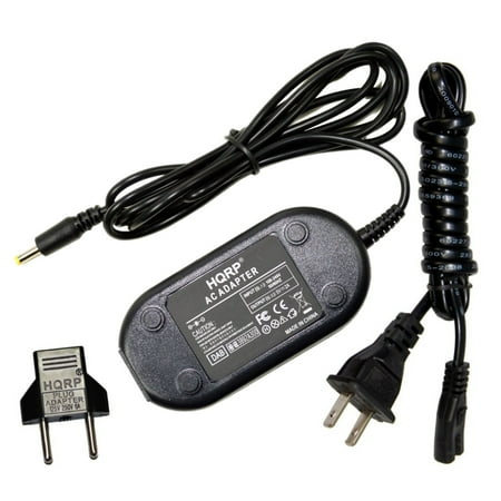 Fujifilm Ac Adapter HQRP AC Adapter / Power Supply compatible with Fuji FujiFilm FinePix S6500fd, S700, S7000, S8000fd Digital Camera with USA Cord & Euro Plug Adapter ()