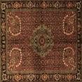 thumbnail image 1 of Ahgly Company Indoor Square Persian Brown Traditional Area Rugs, 5' Square, 1 of 4