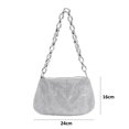 thumbnail image 2 of Bolso de noche brillante para mujer, bolso para las axilas, bolso cruzado de un solo hombro para mujer, 2 of 6