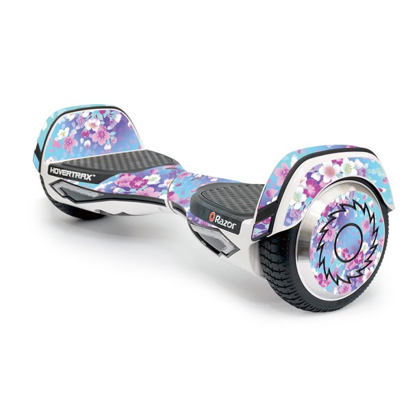 Mightyskins Skin Compatible With Razor Hovertrax 2 0 Hover Board Self Balancing Smart Scooter Wrap Cover Sticker Skins Blue Flowers Walmart Com