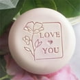 thumbnail image 5 of OOKWE Valentines Day Clear Acrylic Handmade Soap Stamp Love Heart Rose Pattern DIY Square Clay Making Chapter with Handle Tools Accessories Gifts, 5 of 19
