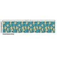 thumbnail image 2 of Ambesonne Fox Fabric by the Yard Upholstery, Animals in Winter Theme, 2 Yards, Orange Sea Blue, 2 of 4