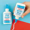 Mini Washable PVA Glue 60ml Bottles for Childrens Arts & Crafts Projects (Pack of 3), Handy size squeezy bottles containing washable pva glue for.., By Baker Ross Ship from US