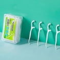 thumbnail image 7 of 50PCS Disposable Dental Floss Picks, Strong & Flexible Tooth Floss Sticks, Easy Grip Plastic Handle for Daily Oral Care, 7 of 7