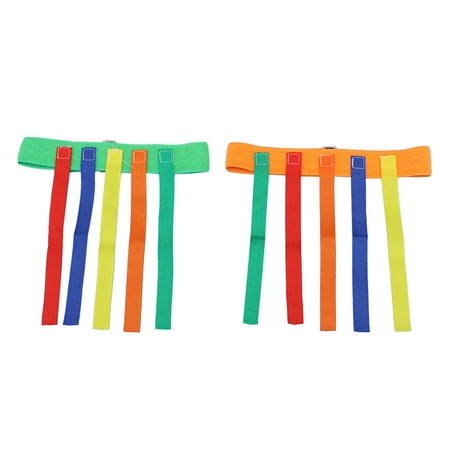 

2 sets of Kindergarten Pull Tail Belt Children Parent-child Outdoor Activities Toy