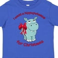 thumbnail image 4 of Inktastic I Want a Hippopotamus for Christmas Boys or Girls Toddler T-Shirt, 4 of 5