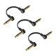 thumbnail image 1 of Cables de Conexión para Guitarra Rock Stock Negro Ultrafinos 12 Pulgadas, 1 of 9