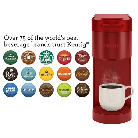 Keurig - K-Slim Single-Serve K-Cup Pod Coffee Maker - Scarlet Red
