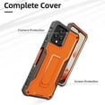 thumbnail image 3 of ExoGuard For T-Mobile REVVL 6 Case, Phone Case with Screen Protector and Kickstand (Orange), 3 of 7