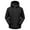 Black, variant on Dolkfu Waterproof Fall Jackets for Women White Lightweight Hooded Windbreaker Track Hiking Jacket Womens Winter Coats XL