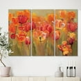 thumbnail image 2 of Designart Red Tulips Canvas Wall Art, 2 of 2