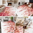 thumbnail image 5 of Non-Slip Rug Pad Rugs Farm Ombre Orange Pink Eucalyptus Rectangle Area Rugs 5x7Ft Soft Carpet Pads for Living Room Kids Room, Fall Foliage Watercolor, 5 of 9