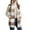 Coffee, variant on Girls Fleece Vest Kids Plaid Fuzzy Sherp1 Open Front Shacket Lightweight Sleeveless Jacket Teens Trendy Warm Outwear