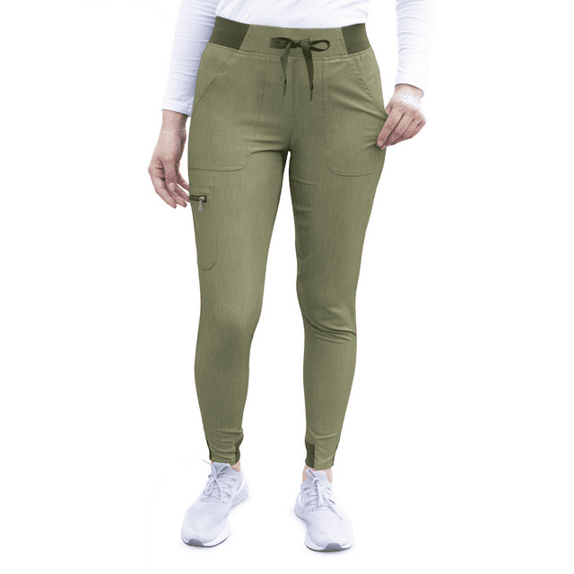 Adar Pro Heather Sarraus pour Femmes - Pantalon de Sarrau Jogger de Yoga Ultime