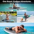 thumbnail image 6 of SereneLife Wide Stance, Bottom Fin for Paddling, Surf Control, Non-Slip Deck Youth and Adult Standing Boat, 6 of 8