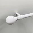 thumbnail image 2 of Mainstays 1” White Ball Adjustable Curtain Rod, 30”-84”, 2 of 4