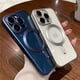thumbnail image 5 of Luxury Plating Frosting Titanium Frame Case For IPhone 15 14 13 12 11 Pro Max Plus Clear Magsafe Magnetic Wireless Charge Cover, 5 of 5