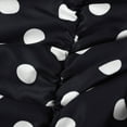 thumbnail image 6 of Honeeladyy Savings Women's Summer Polka Dots Dress Sexy V Neck Short Sleeve Dress with Belt Country Style Mini Dress Holiday Beach Dress Black, 6 of 7